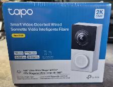 NEW TP-LINK TAPO D130 2K VIDEO DOORBELL  SEALED  CHIME – NO FEES