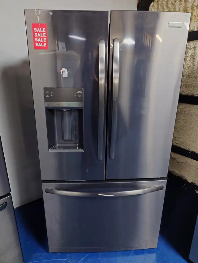 Frigidaire '36' Black Stainless Steel French Door Fridge on Sale