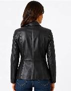 Women’s Fitted Black Leather Jacket – Sizes XS & 2XS - Photo 5