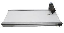47.215.7' White PVC Mesa Belt Conveyor Power Slider Bed 230555 - Photo 2