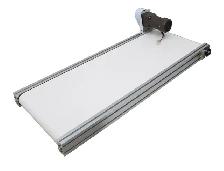 47.215.7' White PVC Mesa Belt Conveyor Power Slider Bed 230555 - Photo 6