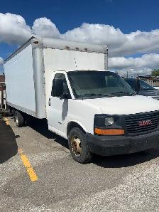 FOR SALE: 2001 GMC Savana diesel box truck: 6.6L Duramax engine - Photo 2