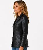 Women’s Patchwork Leather Jacket – Sizes M, L & XL - Photo 4