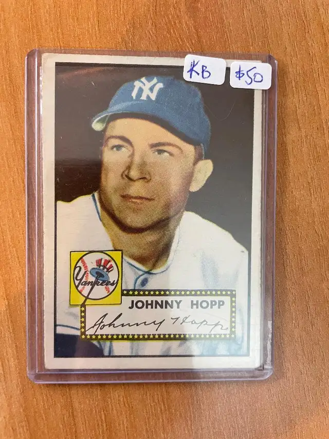 1952 Topps #214 Johnny Hopp New York Yankees