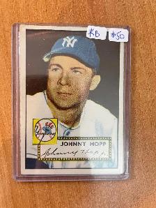 1952 Topps #214 Johnny Hopp New York Yankees