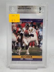 Graded NFL Football Sports Cards: Beckett, Topps 6 Listed - Photo 3