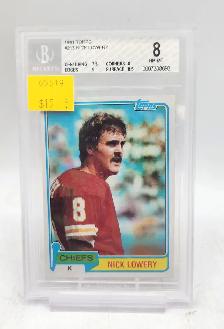 Graded NFL Football Sports Cards: Beckett, Topps 6 Listed - Photo 4