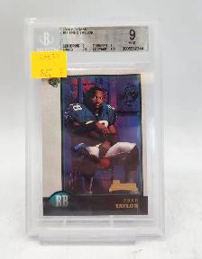 Graded NFL Football Sports Cards: Beckett, Topps 6 Listed - Photo 6