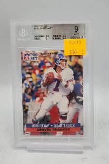 Graded NFL Football Sports Cards: Beckett, Topps 6 Listed - Photo 7