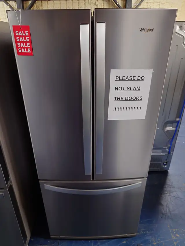 Whirlpool '30' Stainless Steel French Door Fridge on Sale‼️