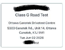 ROAD TEST BOOKING EARLY G2,G BOOKING, DRIVING CLASSES - Photo 2