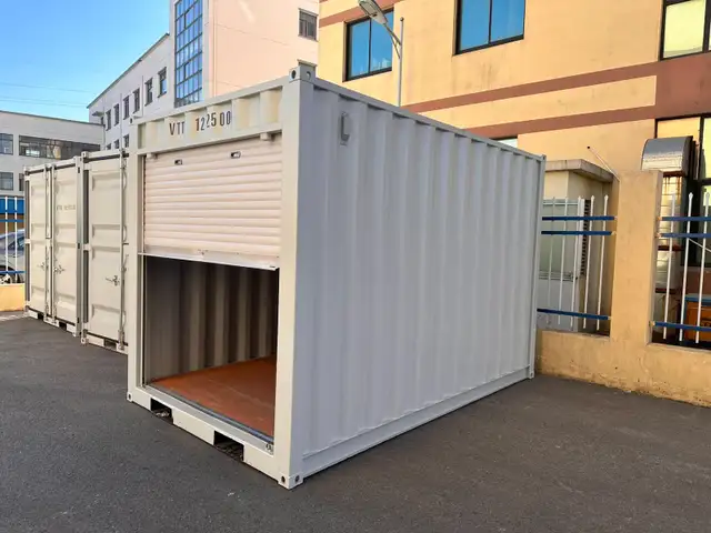 Porte sectionnelle en acier pour conteneur de bureau de 12 pieds