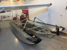 PK 1800 floats rigged for a Supercub