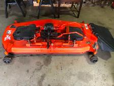 60 inch mower deck and grass/leaf catcher for a Kubota BX