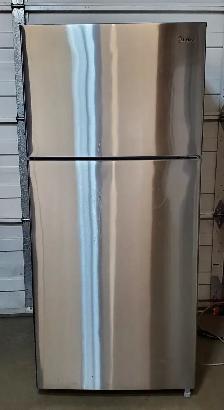 Midea mid size fridge - Very good condition, Stainless cold - Photo 4
