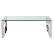 EROS Rectangular Coffee Table in Silver Free Delivery.. - Photo 8