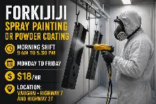 Please call 416-844-2271 only if you have experience doing Spray
