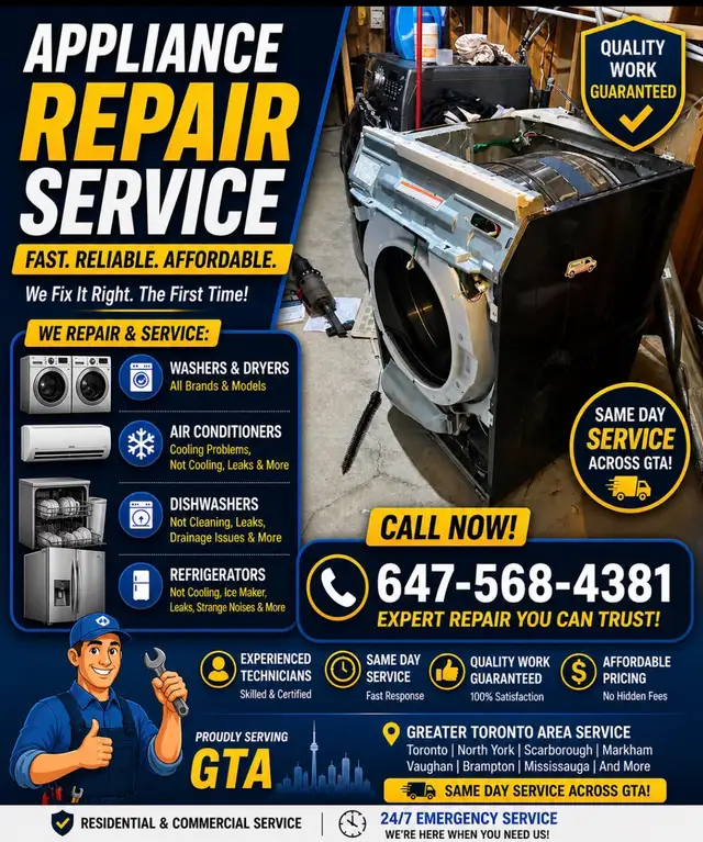 washer and dryer repair