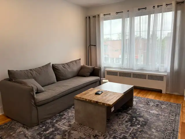 3 1/2 meublé à louer – Ahuntsic / rue Fleury – près de la Promen