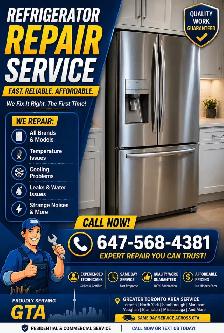 Refrigerator/ Fridge Repair SALE
