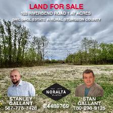 1.47 Ac treed land for sale. Shil Shol - Rural Sturgeon County.