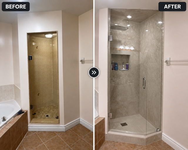 SHOWER BASE-SHOWER HEAD-DRAIN-INSTALL-UPGRADE-RENO 437.265.5851