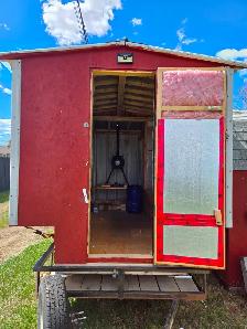 Insulated fishing shack for sale