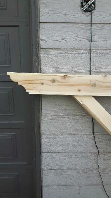 Timber frame mailbox post - Photo 8