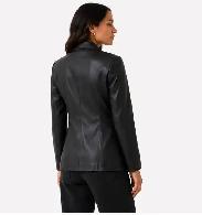 Women’s Tailored Leather Jacket – Size Large Only - Photo 2