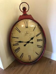 large decorative wall clock