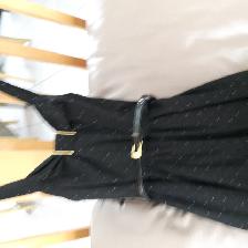 BELLE ROBE CHIC UNIQUE NOIR GOLD GR 4à6FEM CEINTURE BOLÉRO$12.00 - Photo 2