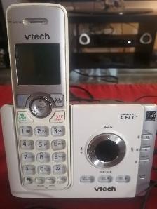 VTech cordless phone with extra phone silver
