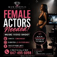 Female Actors Needed – Music Video Shoot (MAY 29TH) – Paid