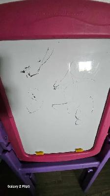 Tableau réversible craies, feutres pour enfant - Photo 6