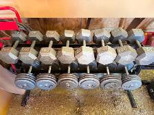 Metal dumbbells