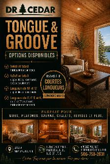 CEDAR TONGUE & GROOVE  / RAINURE & LANGUETTE EN CEDRE - Photo 10