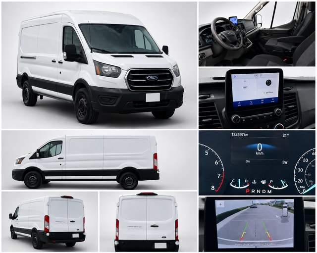 2020 Ford Transit 250 Medium Roof Cargo Van RWD – One Owner
