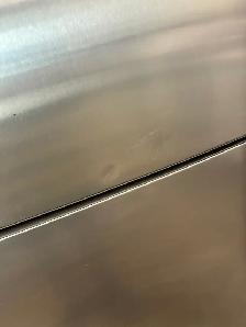 Fridge Stainless (dented)-90-day warranty -Credit Cards accepted - Photo 2