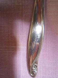#164A  FLOWER TIME silverware set for 8