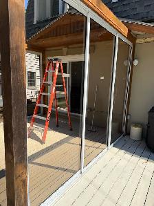 Patio door with frames. with 6mm tempered bronze glass - Photo 3