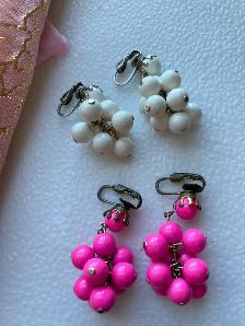 Batch of 12 Lovely vintage earrings, and one unique jewelry box - Photo 7