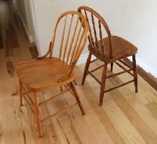 Chaises Windsor (1908) antique, 25$ch  livré si... - Photo 2