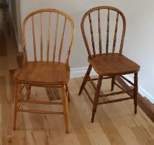 Chaises Windsor (1908) antique, 25$ch  livré si... - Photo 4