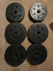 Weight Plates 15 LB & 10 LB