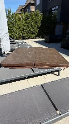 hot tub cover vinyl 82x82