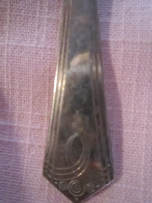 #2-12A   AURORA silverware set for 6