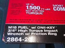 Milwaukee M18 FUEL ONE-KEY 18V Li-Ion 3/4 in High-Torque Impact - Photo 7