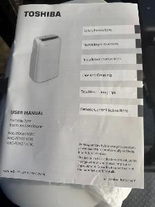 Toshiba portable AC Model # RAC-PD081CRC