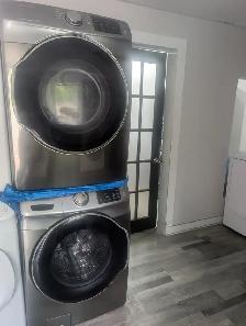 LAVEUSE SÉCHEUSE SAMSUNG STEAM STAINLES