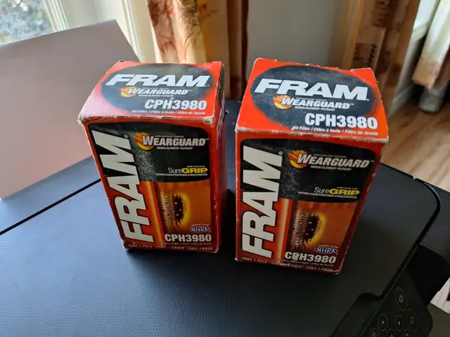 2 Fram Oil Filters CPH3980 - New